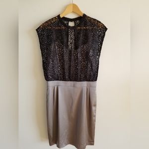 Part Two - size 12 UK, Lace Overlay Cocktail Dress